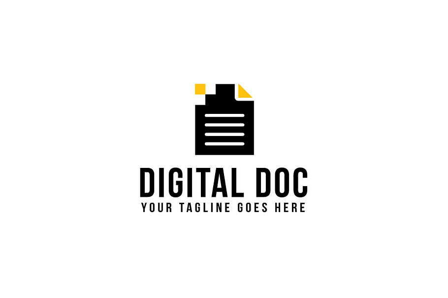 Digital Doc Logo Template in Logo Templates - product preview 8
