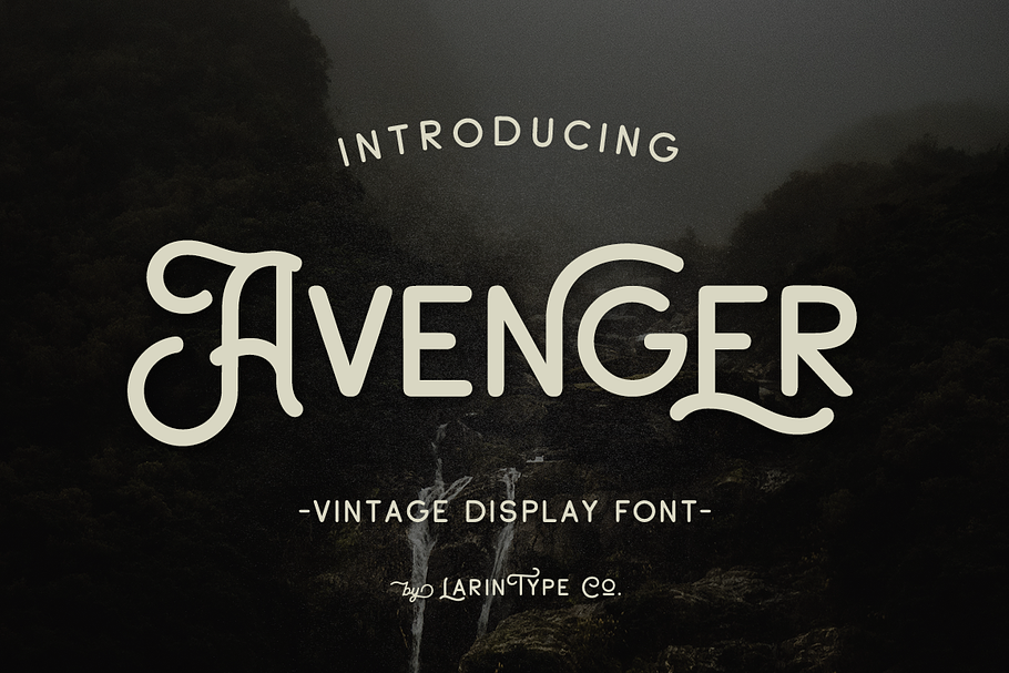 Avenger in Display Fonts - product preview 8