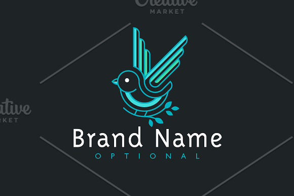 Bird of Hope Logo in Logo Templates - product preview 1