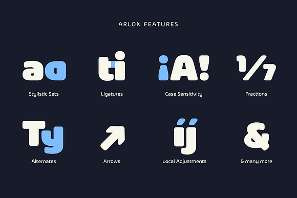 Arlon Black in Sans-Serif Fonts - product preview 4