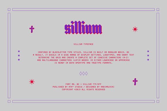 Sillium in Blackletter Fonts - product preview 2