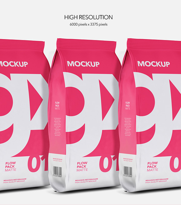 Flow Pack - Mockup - Matte in Product Mockups - product preview 4