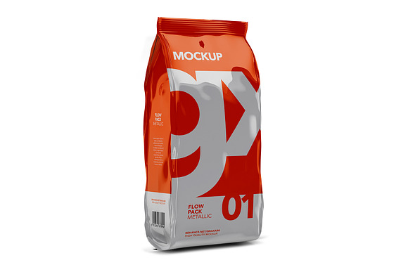Flow Pack - Mockup - Metallic in Branding Mockups - product preview 1