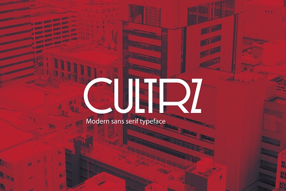 Cultrz Typeface in Sans-Serif Fonts - product preview 7
