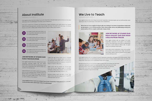 Education Prospectus Brochure v7 in Brochure Templates - product preview 2