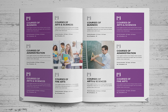 Education Prospectus Brochure v7 in Brochure Templates - product preview 6