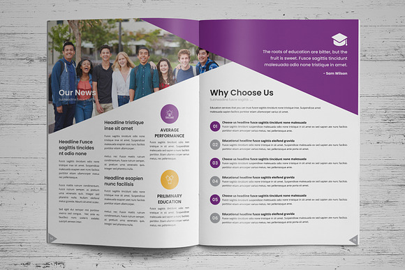 Education Prospectus Brochure v7 in Brochure Templates - product preview 9