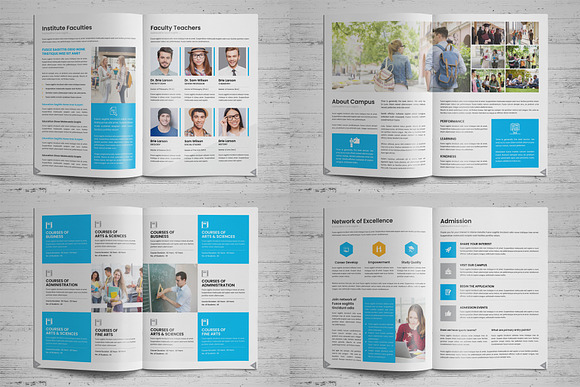 Education Prospectus Brochure v7 in Brochure Templates - product preview 13