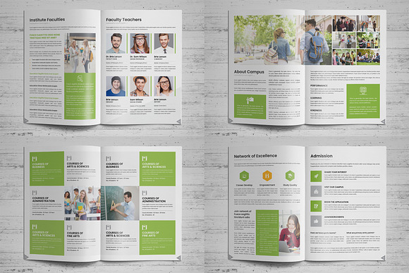 Education Prospectus Brochure v7 in Brochure Templates - product preview 16
