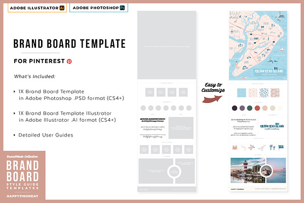 Brand Board Style Guide Templates