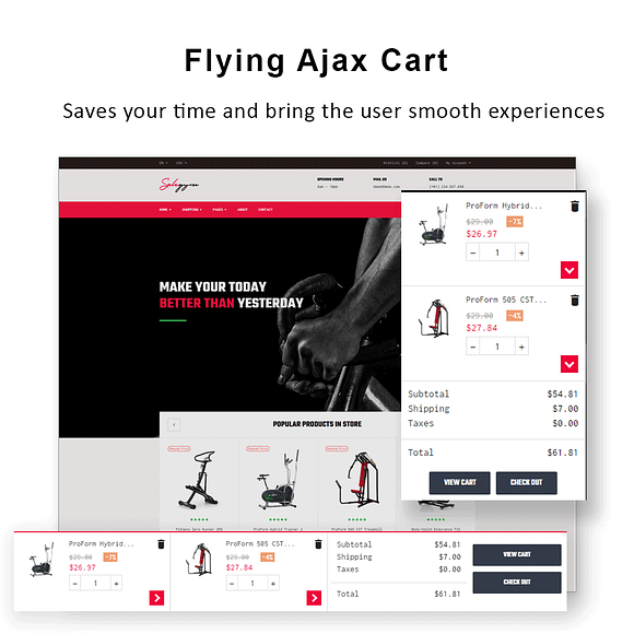 BOS GYMGEAR PRESTASHOP THEME in Bootstrap Themes - product preview 4