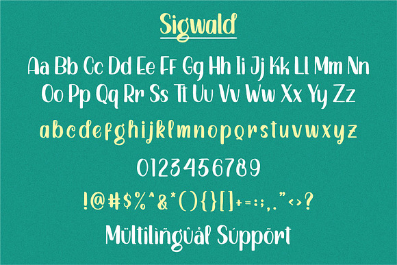 Sigwald - Handdrawn Fonts in Display Fonts - product preview 3