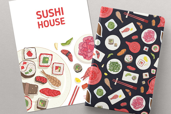 Sushi bundle in Illustrations - product preview 28