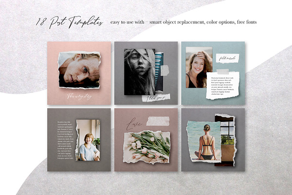 Paperly 1 – Instagram Post Templates