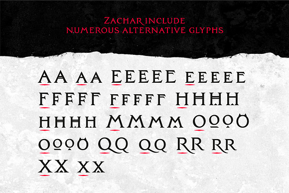 Zachar in Display Fonts - product preview 3