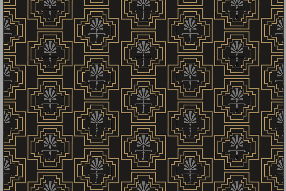 Art Deco pattern in Patterns - product preview 8