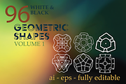 192 Geometric Shapes Vol 1