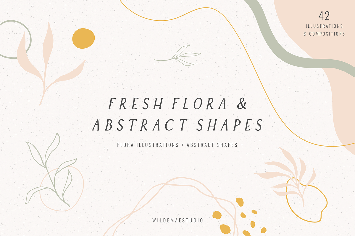 Fresh Flora & Abstract Shapes in Illustrations - product preview 8