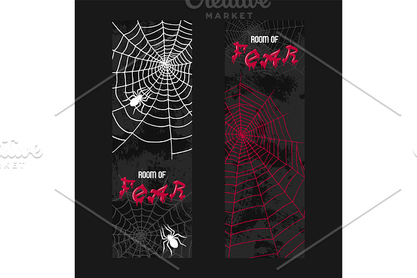 Web spider pattern vector spidery