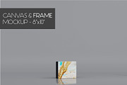 Minimalist Canvas Frame Mock-Up 8x10