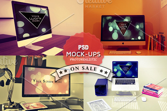 50 PSD Photorealistic Devices Mockup in Mobile & Web Mockups - product preview 3