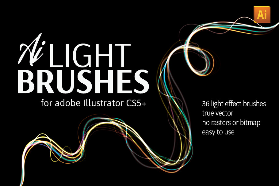 Vector Light Effect Brush Sets