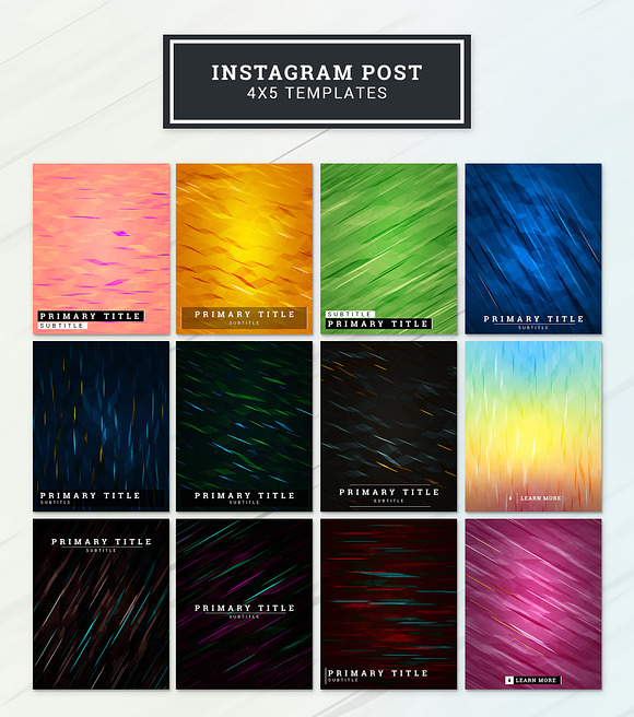 Instagram Basic Templates Kit in Instagram Templates - product preview 5