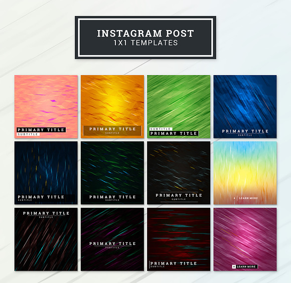 Instagram Basic Templates Kit in Instagram Templates - product preview 6