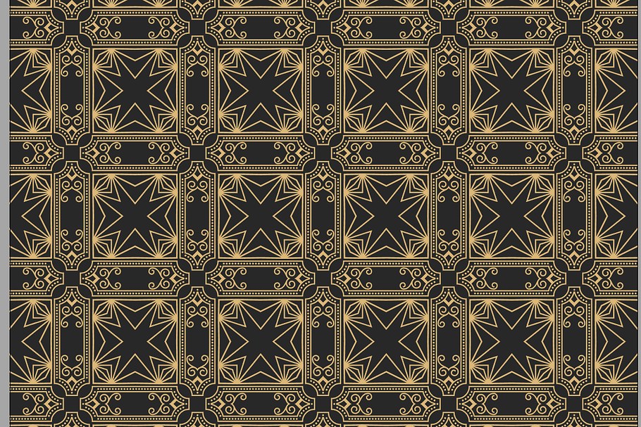 Art deco pattern in Patterns - product preview 8