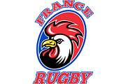 France Rugby Rooster cockerel