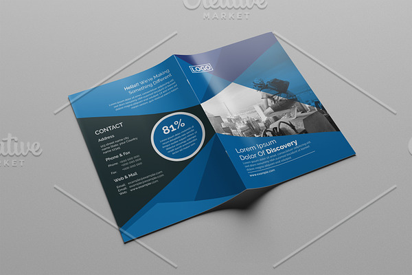 Clean Bi-Fold Brochure