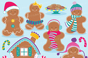 Gingerbread man clipart commercial