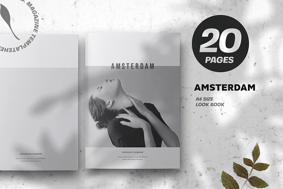 Amsterdam Minimalist Lookbook in Magazine Templates - product preview 4