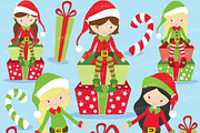 Christmas Elves clipart commercial
