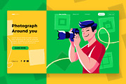 Photographer - Banner & Landing Page