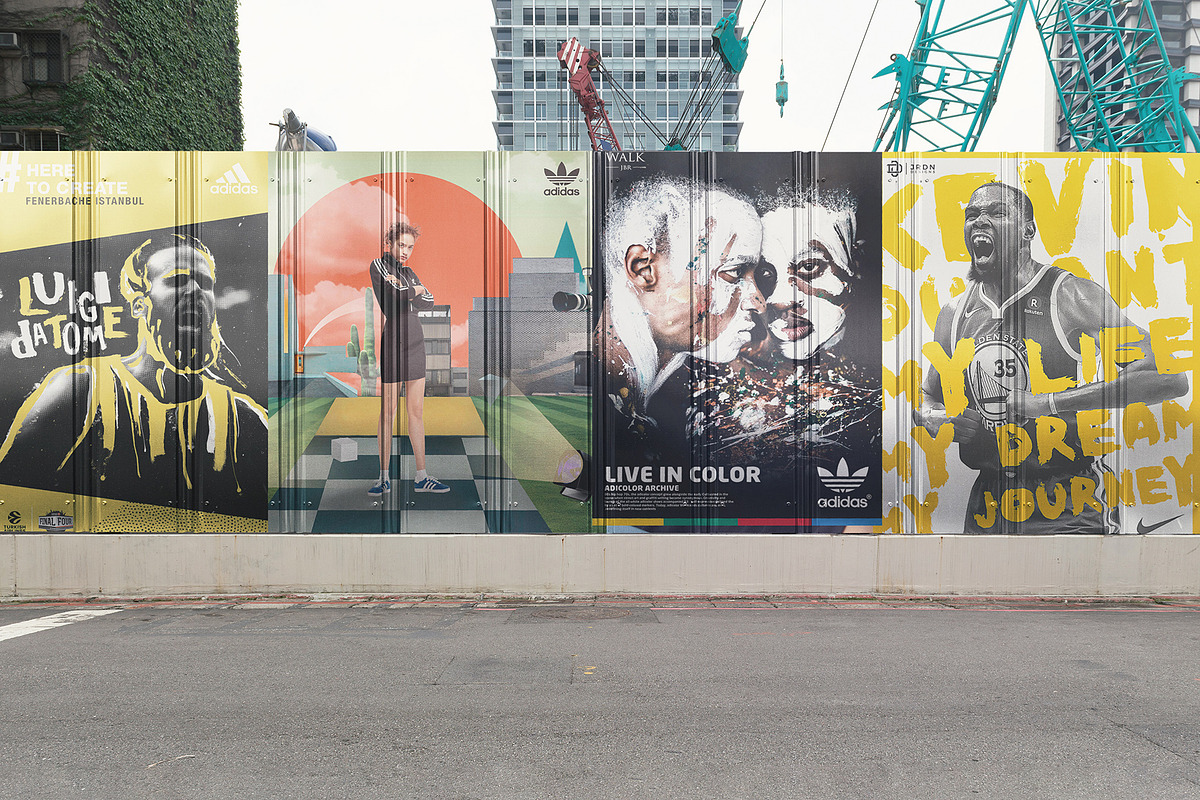 Download Mural Street Mockup | Creative Branding Mockups ~ Creative Market