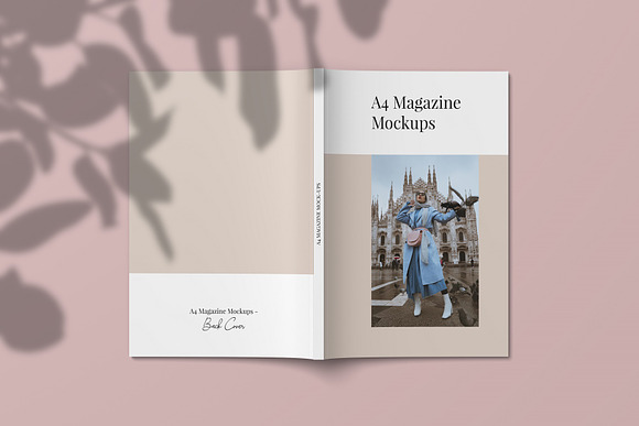 A4 and US Letter Magazine Mockups in Print Mockups - product preview 6