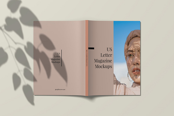 A4 and US Letter Magazine Mockups in Print Mockups - product preview 9