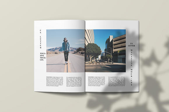 A4 and US Letter Magazine Mockups in Print Mockups - product preview 10