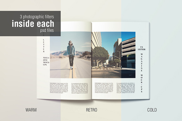 A4 and US Letter Magazine Mockups in Print Mockups - product preview 14
