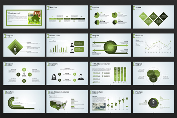 Green Energy in Presentation Templates - product preview 1