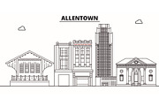 Allentown , United States, outline
