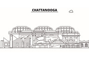 Chattanooga , United States, outline