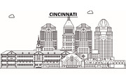 Cincinnati , United States, outline