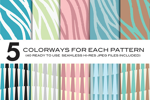 ABSTRACT WAVY STRIPE PATTERNS in Patterns - product preview 1