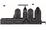 Cincinnati,United States, vector
