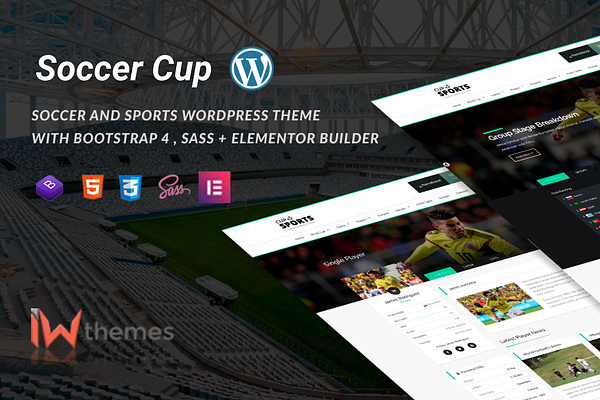Elementor WordPress Theme for Sports