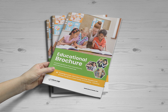 Education Prospectus Brochure v3 in Brochure Templates - product preview 8