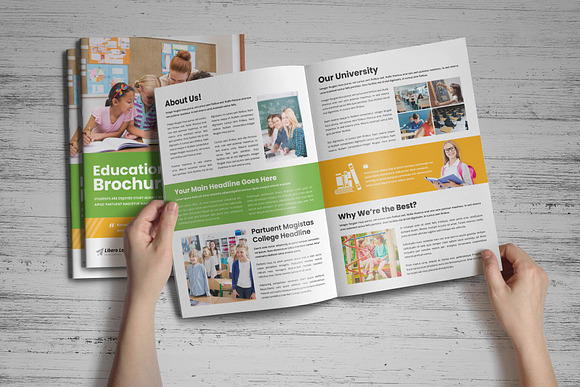 Education Prospectus Brochure v3 in Brochure Templates - product preview 9