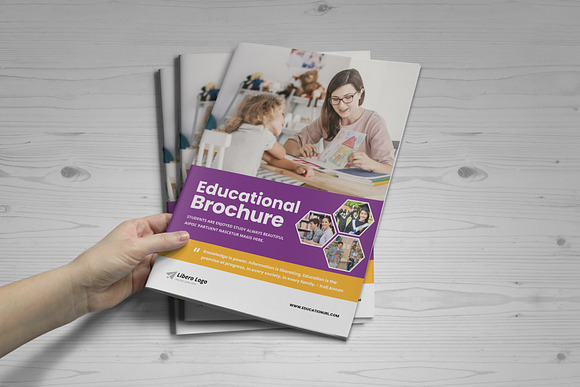 Education Prospectus Brochure v3 in Brochure Templates - product preview 14